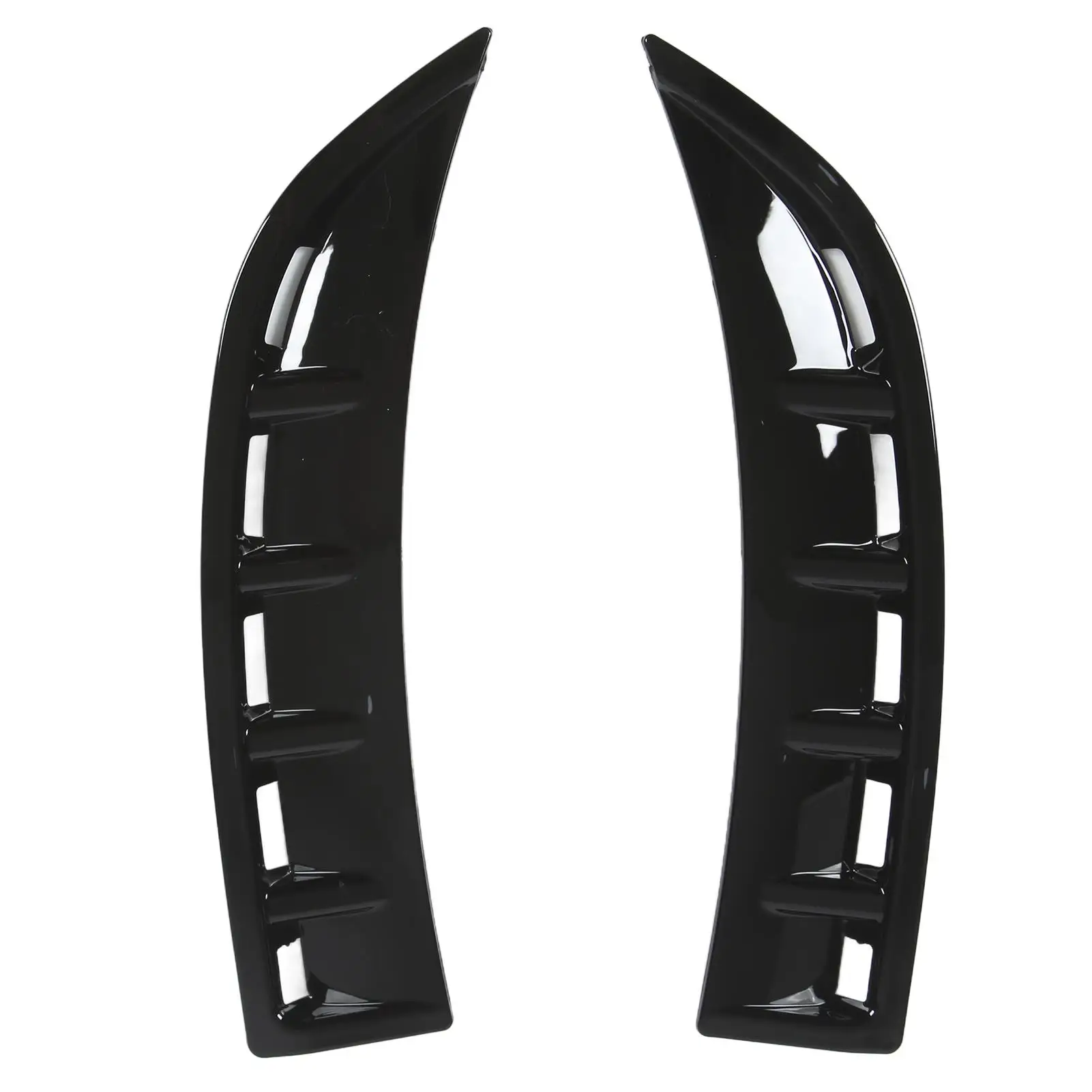 

Front Bumper Spoiler Canard Glossy Black For Mercedes Benz CLA C118/X118 AMGLine 2020+