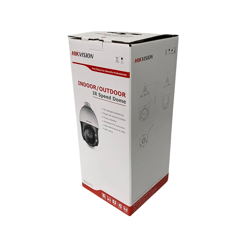 Hikvision DS-2DE4225IW-DE (T5) Câmera IP PTZ de 4 polegadas e 2 MP 25x alimentada por Darkfighter IR Acusense Network Speed Dome Camera