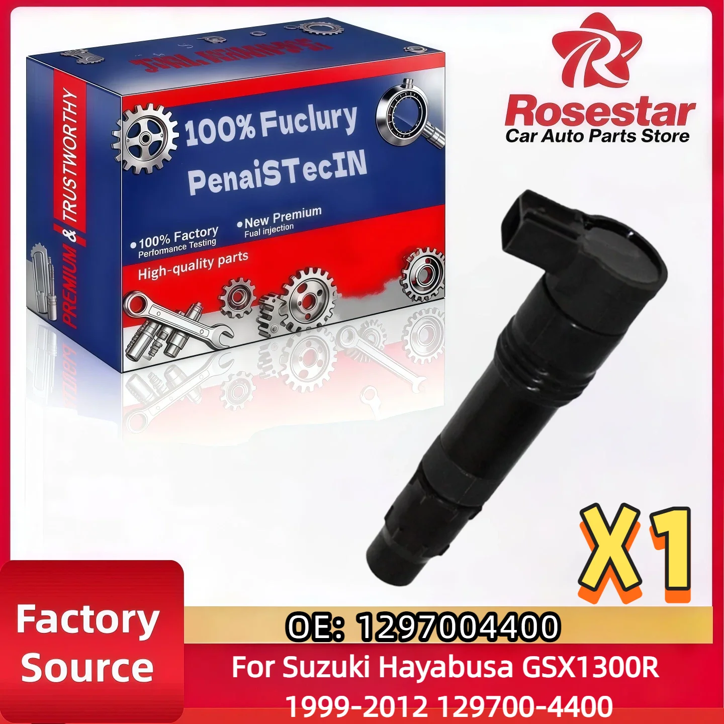 

For Suzuki Hayabusa GSX1300R 1999-2012 Ignition Coil Pack 129700-4400
