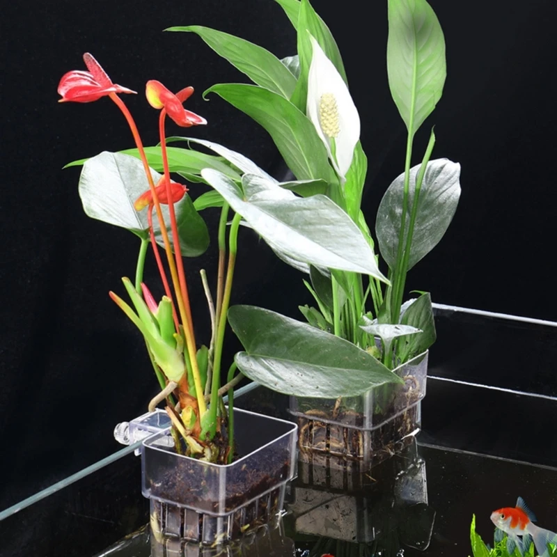 ชั้นวางพืชน้ำ F92B สำหรับรถถังที่มีขอบ aquascapes การตกแต่งสำหรับพืชที่เกิดขึ้นใหม่