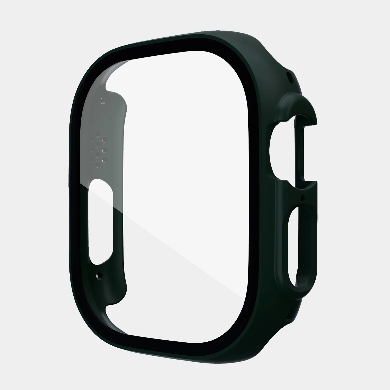 Glas + Cover Voor Apple Horloge Case Ultra 3 2 49mm 45mm 41mm 44mm 40mm 42mm 38mm Gehard Case Screen Protector Voor Iwatch 9 8 7 SE