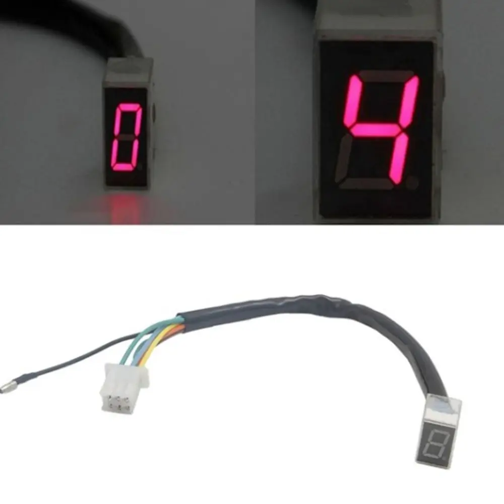 Mini Shift Lever Motorcycle LED Display Lever Sensor Digital Gear Indicator