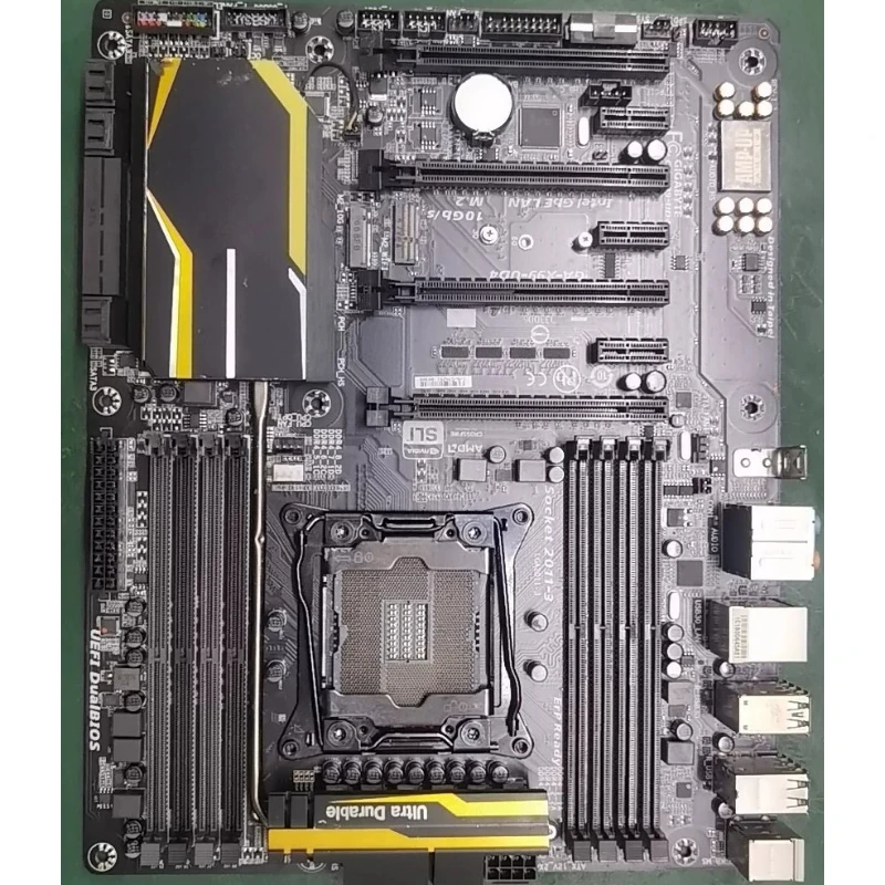 Used GA-X99-UD4 ATX Motherboard LGA 2011-3 Support Intel E5 V3 V4 Processor DDR4 RAM Mainboard for GIGABYTE