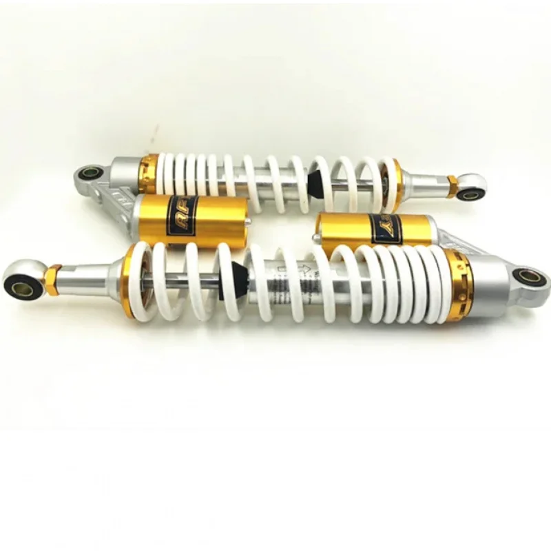 370mm 375mm 380mm Motorcycle Shock Absorber for Yamaha Warrior 350 YFZ350 XT500 TT500 Suzuki RM370 RM125 ATV Black Chrome