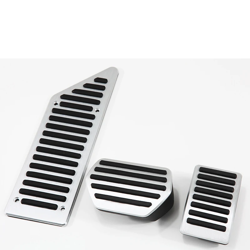 Car Footrest Brake Gas Accelerator pedal pad no drilling for Peugeot 508 Citroen C5 AT/MT. Alumnium Alloy Non Slip Car-styling