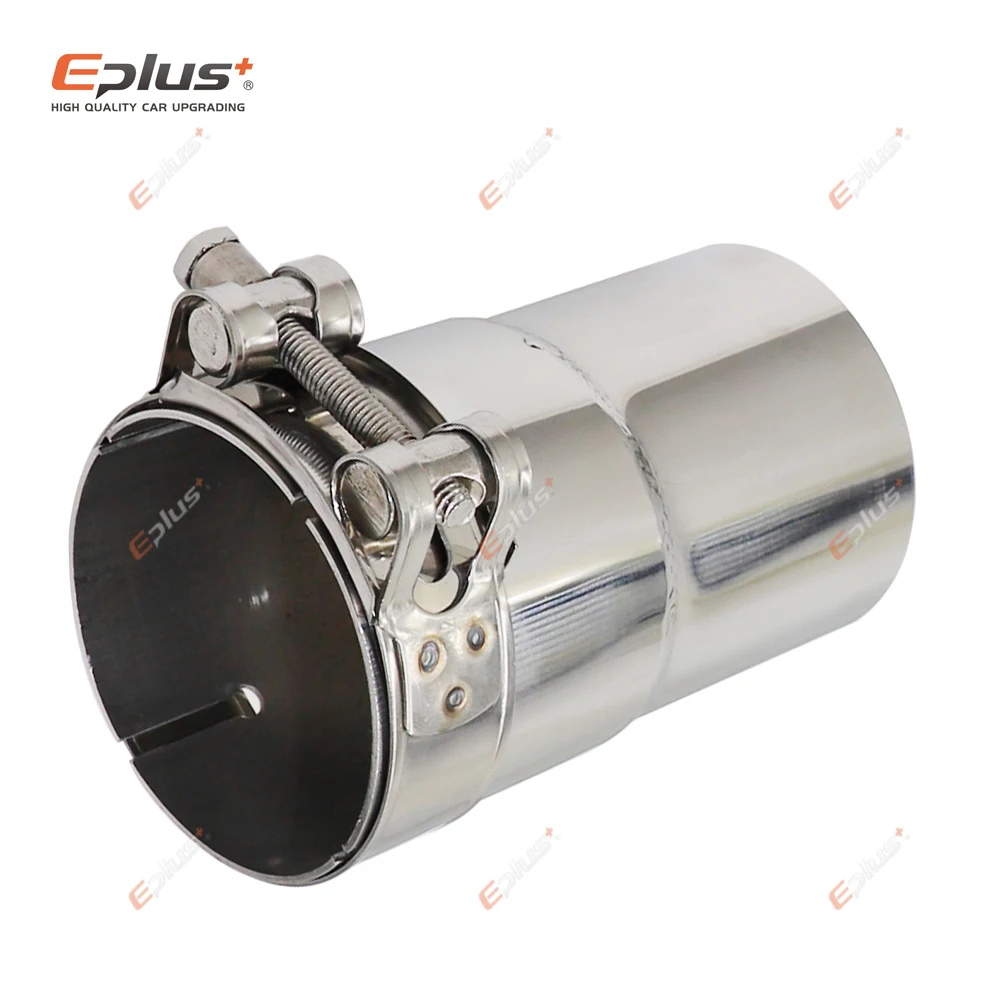 Eplus Universal Car Accessories Stainless Steel Exhaust Pipe Reducer Adapter Motorcycle Exhaust Muffler Pipeline Welded Pipe