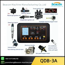 Bacon QDB-2A QDB-3A Auto Ignition Coil Tester Idle Stepper Motor Solenoid Valve Injector Actuator Fault Detector Driver