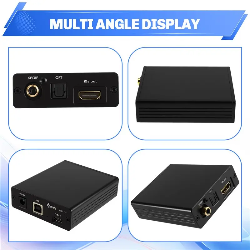 Leaf Audio CMD17F Digital Interface USB Sound Card Crystal Oscillator
