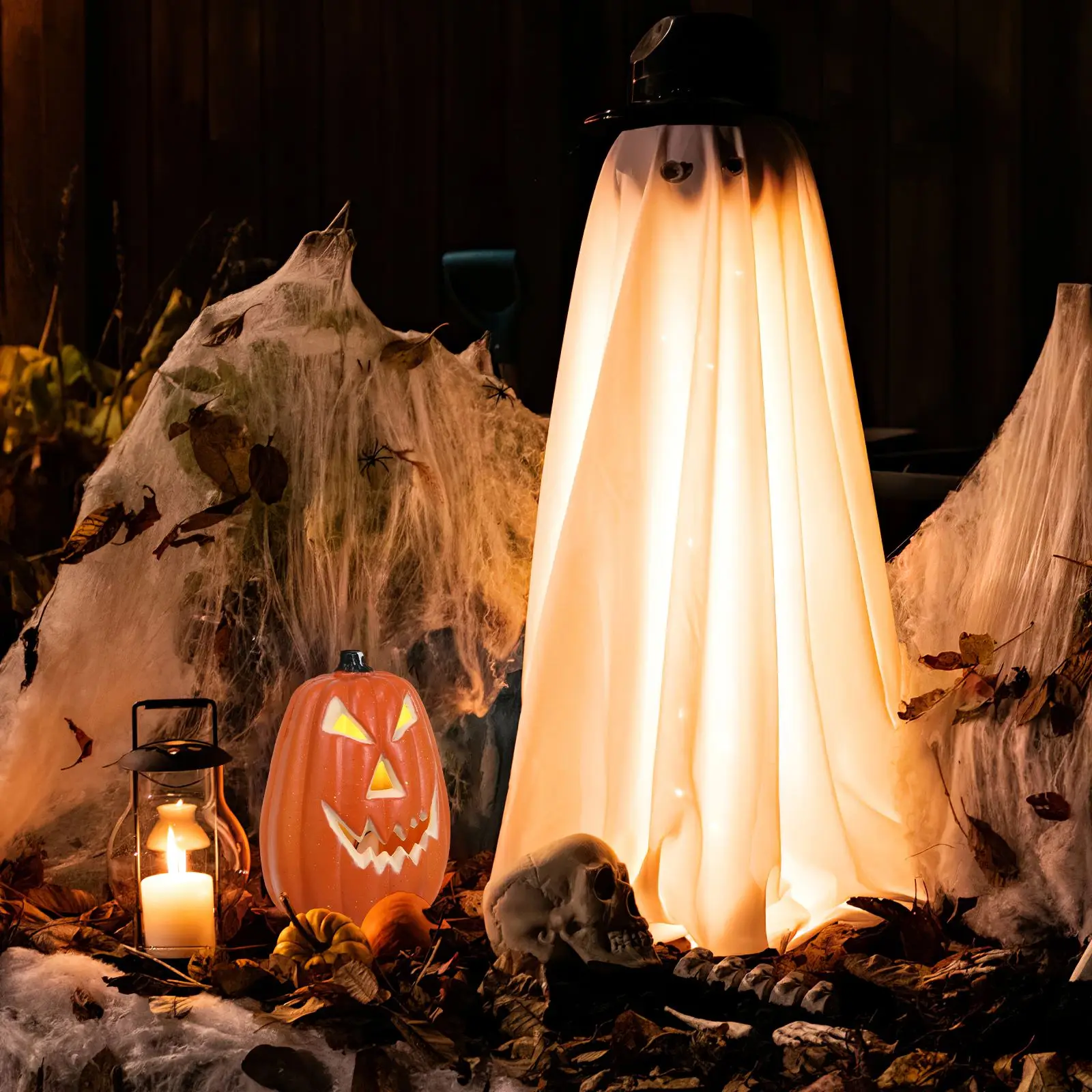 Halloween LED Pumpkin Lantern  LED Light Lamp Lantern Home Props Bar Halloween Decor LED Lantern Scene Layout Home Decoration