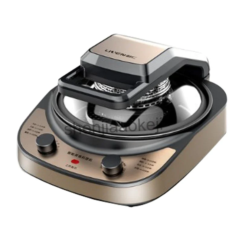 Máquina de cozinhar automática inteligente fogão de alimentos gourmet doméstico grande capacidade fritadeira de ar máquina 4l 220v