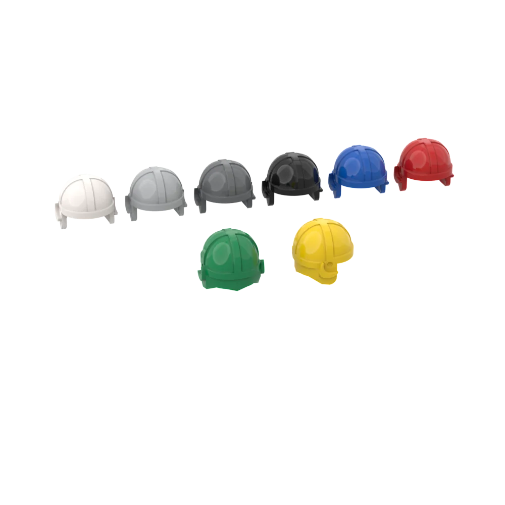 10pcs MOC Brick Parts 30171 Hat Helmet Aviator Cap Compatible Building Block Particle DIY Assmble Kid Puzzle Toy Birthday Gift