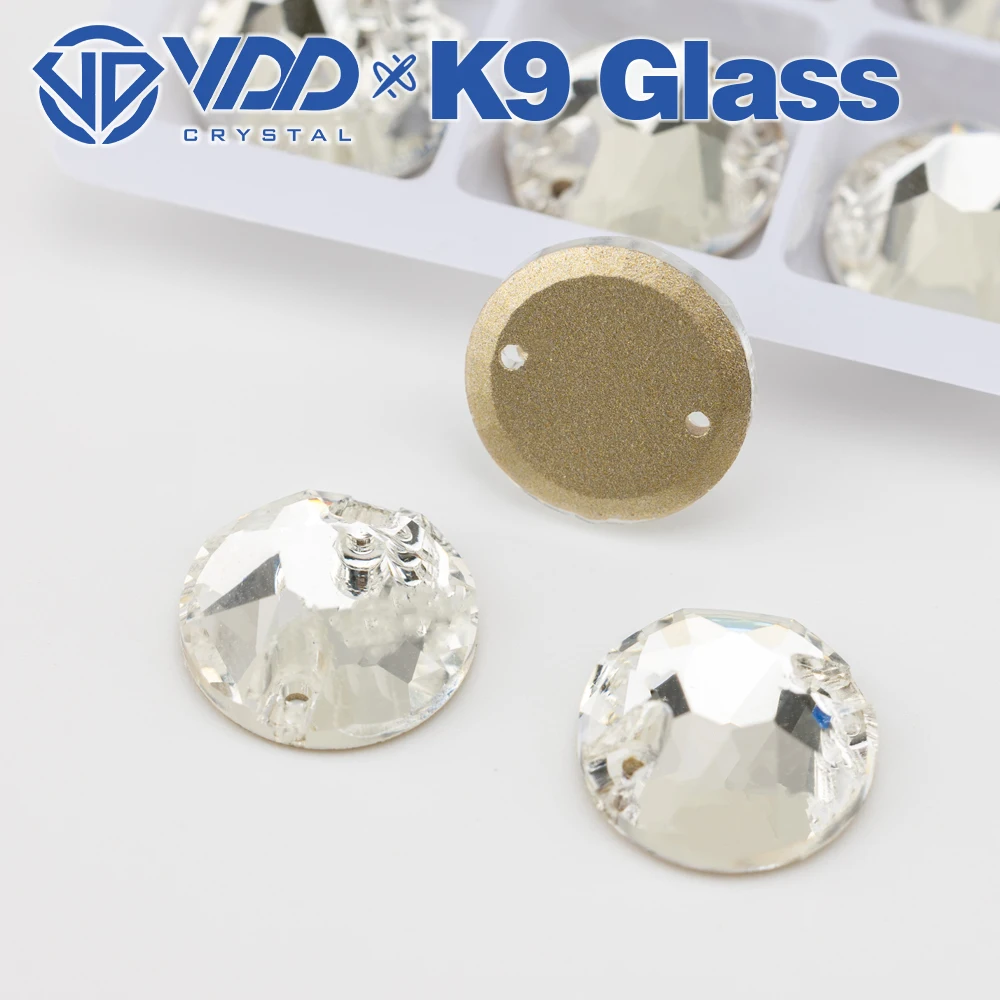 VDD S101 Crystal 8 Big 8 Small Top Quality K9 Glass Sew On Rhinestones Crystal Flatback Sewing Stones For Clothes Decorations