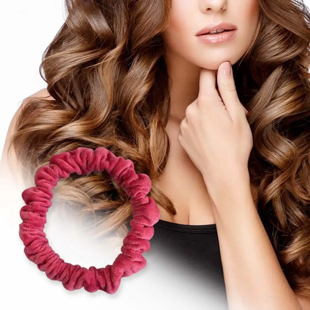 1 Set Fashion Heatless Hair Curler Non-Heat Hair Band Harmless 2-in-1 Lazy Sleep-time Hair Styling Headwrap  Multi-functional