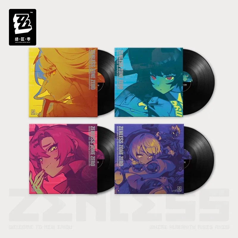 Zenless Zone Zero Limit Commission OST Vinyl Record, Official Game Soundtrack LP, Color Vinyl Collectible for Game Fans
