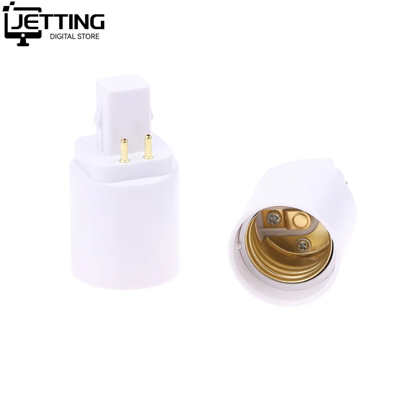 

3Pcs G24 4Pin GX24 G24Q CFL Lamp Base To E26 E27 Light Socket Bulb Holder Adapter Converter CE Rohs Need Rewire Bypass Ballast