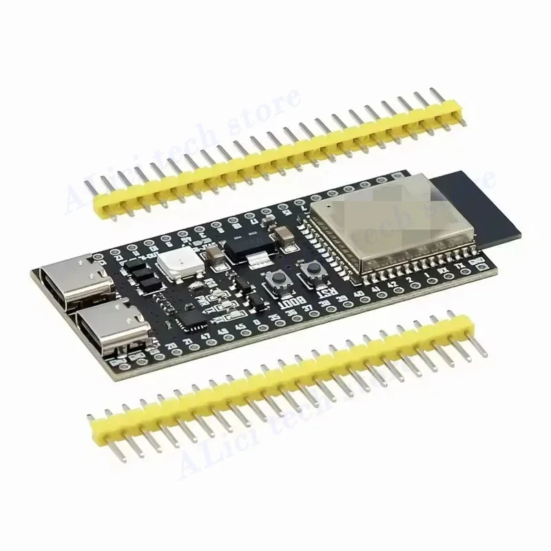 A placa principal ESP32 S3 é equipada com a placa de desenvolvimento do módulo 1-N16R8 ESP32-S3-DevKITC-1