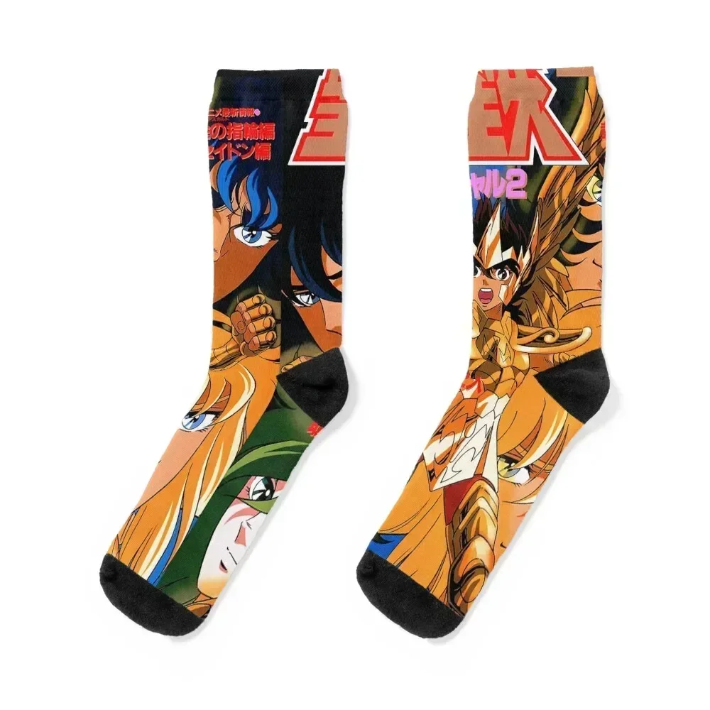 

Saint Seiya Socks sports stockings luxury Argentina colored Socks Men Women's