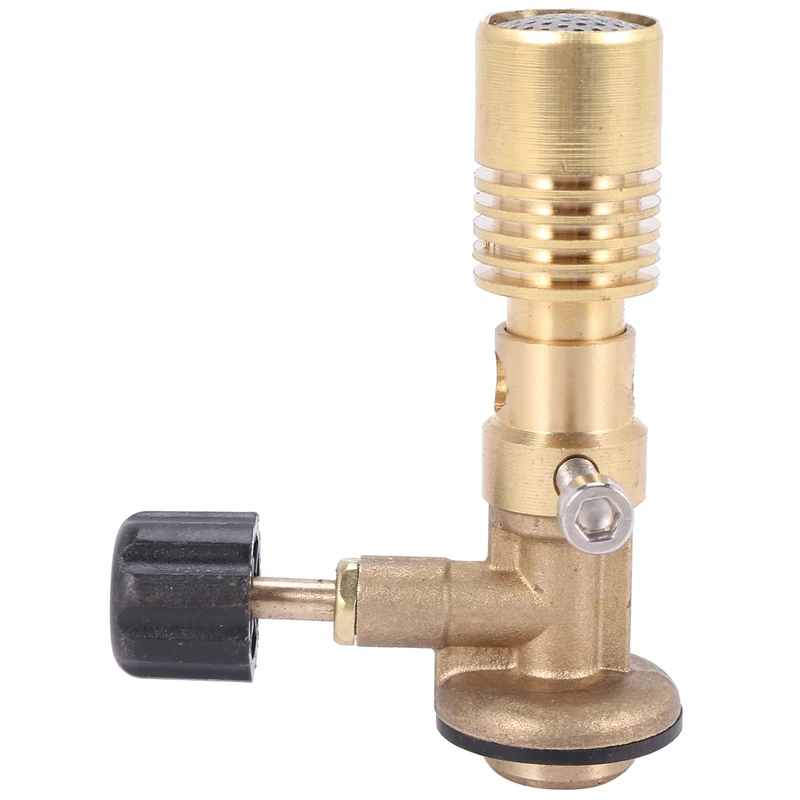 High Temperature Brass Gas Turbo Torch Propane Weld Plumbing Portable Bunsen Burner Gas Burner Heating Furnace