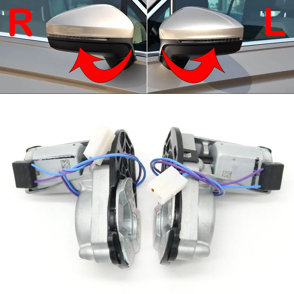 

For VW Lavida Tiguan Vento Talagon Viloran Tayron T-Roc T-Cross ID 4 6 Outside Door Rearview Mirror Fold Control Motor Actuator