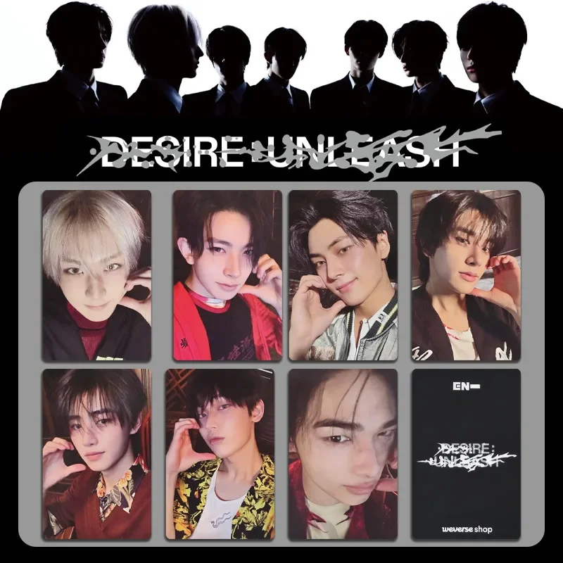 56PCS New ENHYPENS Kpop Anime Album Photocard Collectible Mini Photo Lomo Card Fan Merch Collection Decor Card view 3