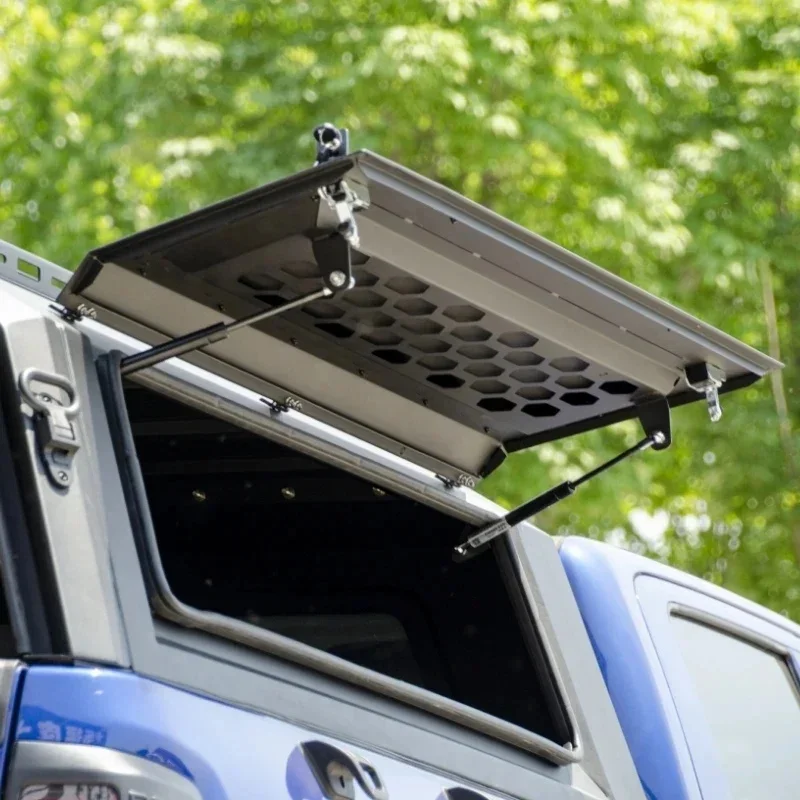 Rugged Heavy Premium Steel Truck Canopy Factory Hardtop Rear Trunk Cove Sports Tonneau Cover High Strength Guard