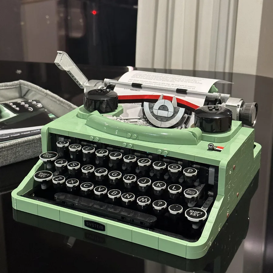 

Vintage Ancient Printer Building Block Assembly And Assembly, High Difficulty DIY Toy Printer Model, Girls' Christmas Gifts