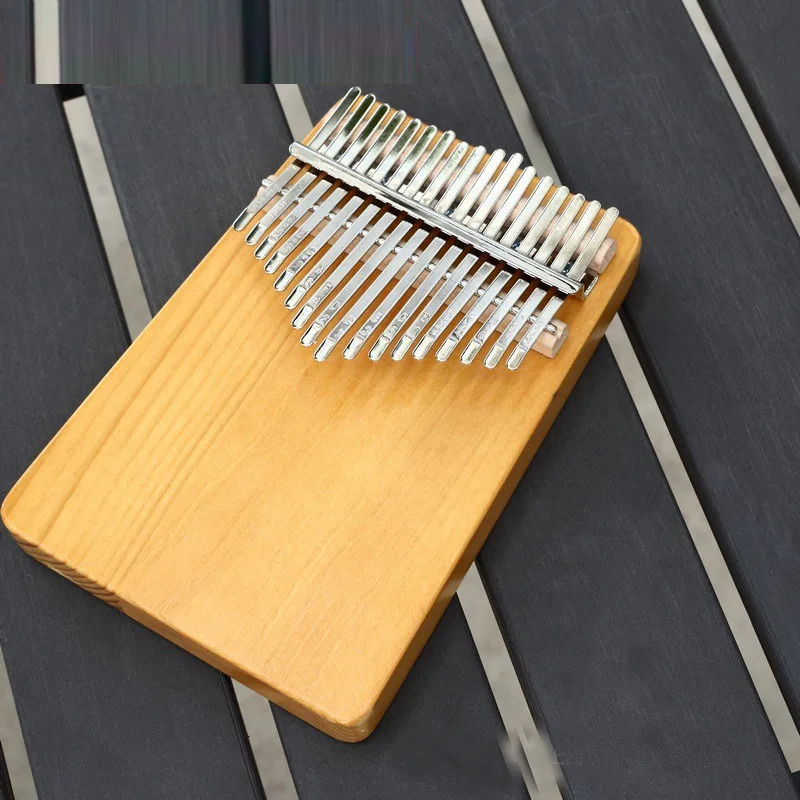 Thumb Piano 17-tone Beginner, Sheet Music Mahogany Core Nanzhu Wood Full Single-board Finger Piano Instrument - view 6