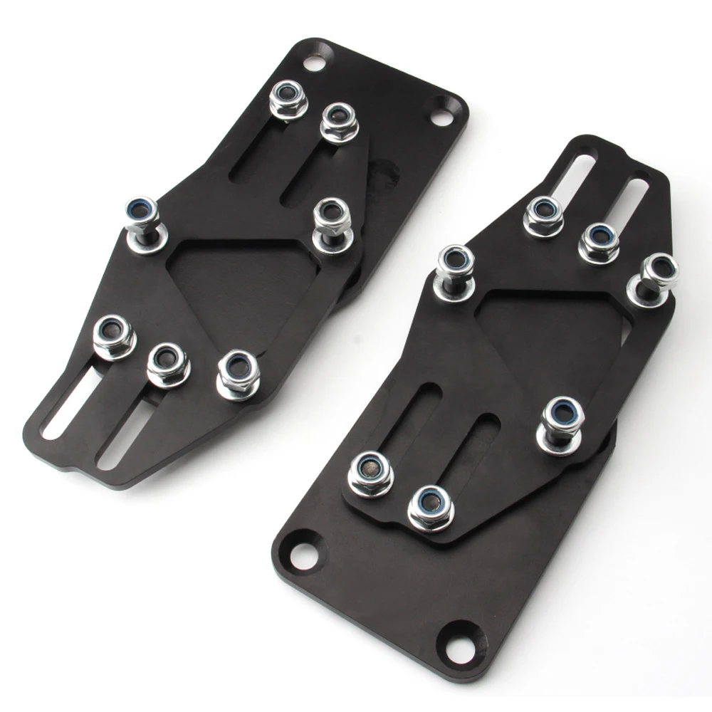 Conversion Adjustable Swap Mounts Fit for LS engine Plates Cars 58-72