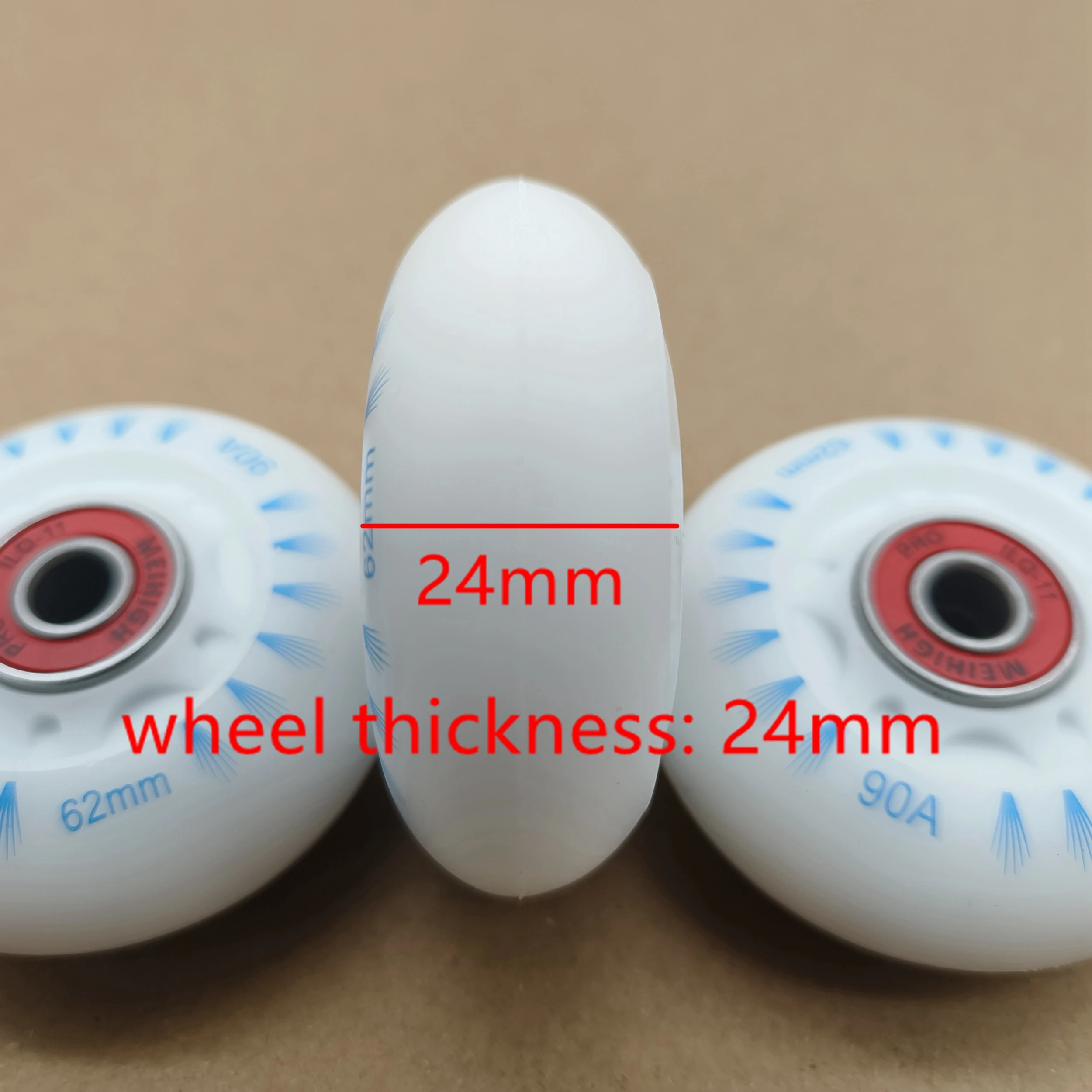 Świecące kółka do wrotek, kółka z podświetleniem, 62mm 64 68 70 MM 90A 8 sztuk / zestaw — zdjęcie 6
