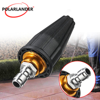 1PCS Water Gun Head High Pressure Car Wash Nozzle Water Outlet Lotus Turbine Nozzle Foam Spray Gun Accessories