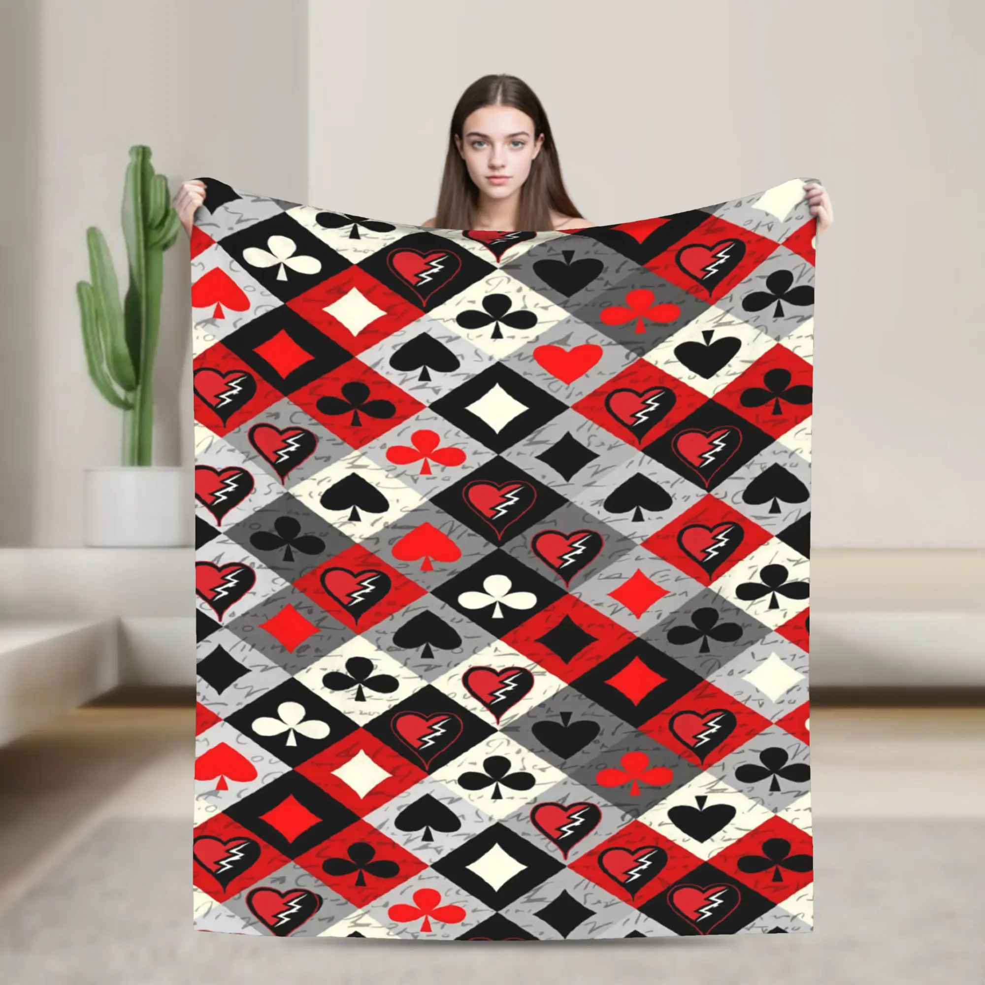 D-Descendantss 4 The Rise Of Red Blanket  Super Warm Plush Throw Blanket For Child Couch Chair Bed Flannel Bedspread Bed Cover
