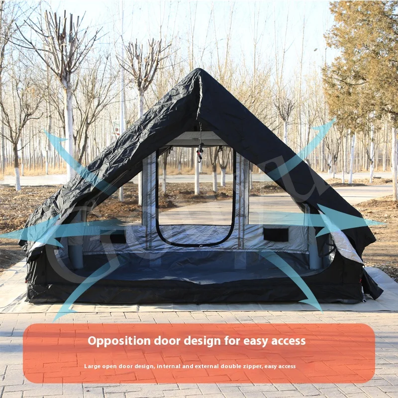 

STLF6.3 Flat Inflatable Tent Overnight Outdoor Camping Folding Portable Free Camping Tent Pop-up