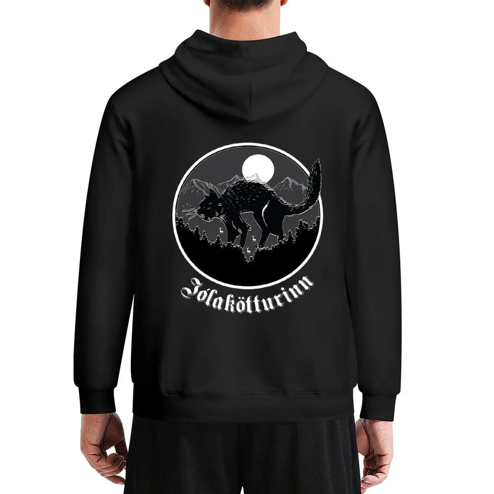 

Yule Cat Jolakotturinn Icelandic Folklore Christmas Hoodie aesthetic clothing korean clothes men's sweat-shirt set tracksuits