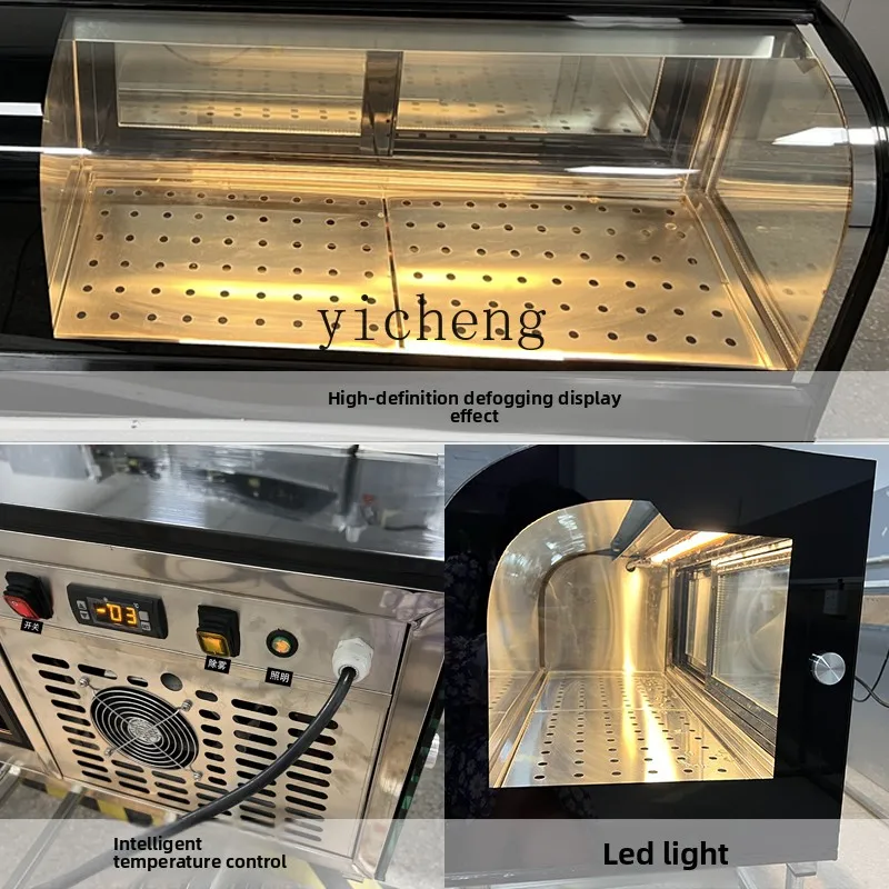 

LXY countertop sushi refrigerated display cabinet sashimi fresh fruit dessert cabinet luxury home decor nordic