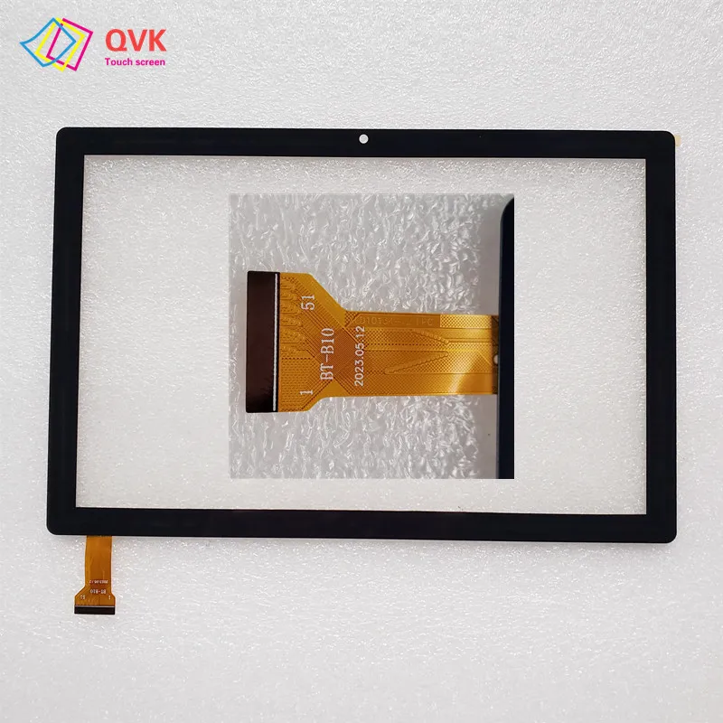Czarny 10.1 Cal nowy 51Pin BT B10 Tablet pojemnościowy ekran dotykowy z czujnikiem zewnętrzne szkiełko Panel P/N XLD10134-V2 FPC