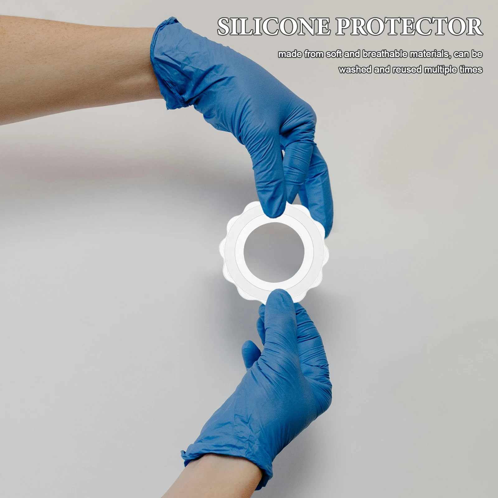 

5pcs Silicone Breast Protection Covers Antifriction Sweat Resistant Non Slip Nursing Shields Summer