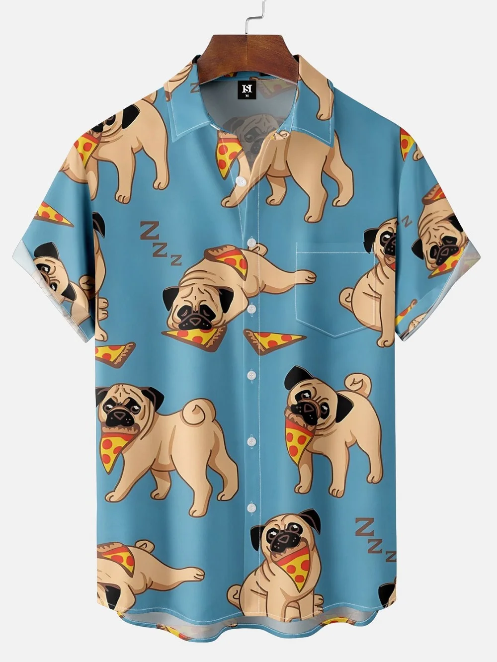 Camisas hawaianas de flamenco para hombre, blusa de moda con estampado 3D de hojas tropicales para playa y verano, Tops de vocación de manga corta