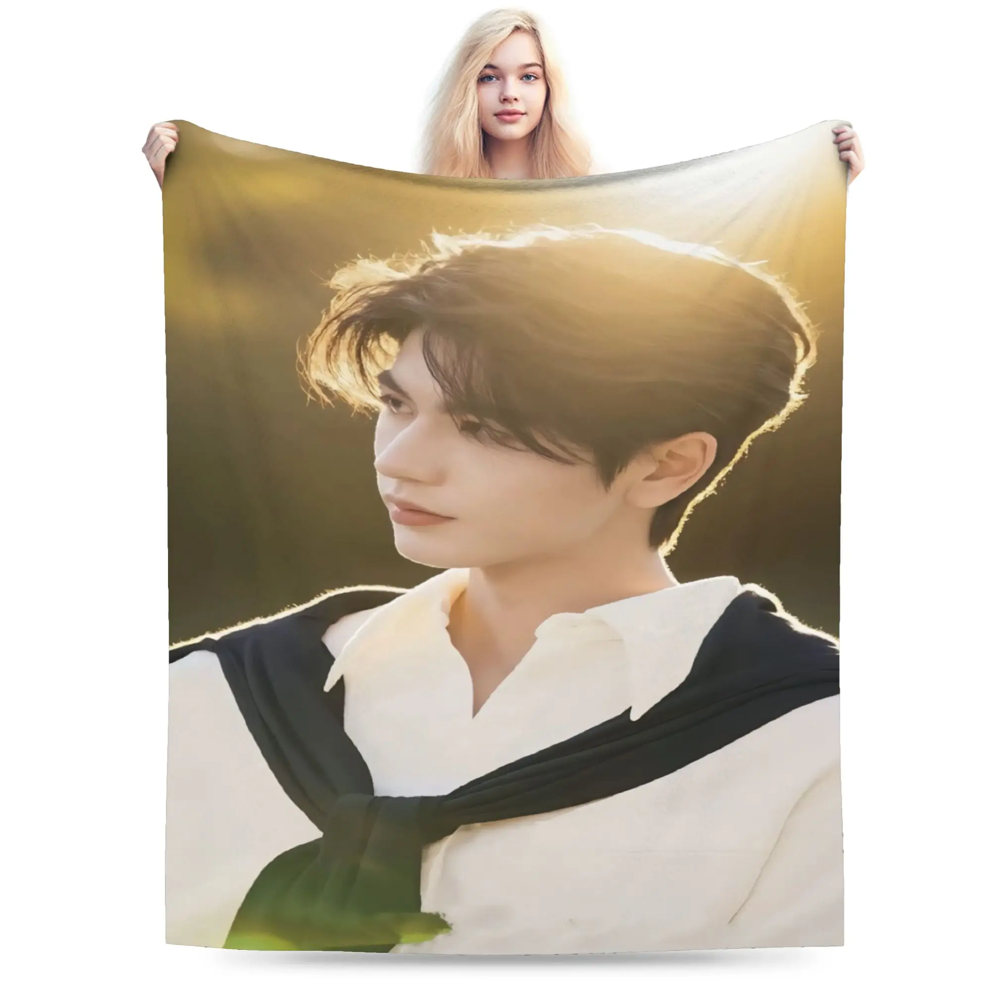 Zhang Linghe Merch Blanket Cozy Soft  Throw Blankets for Couch 50x60 Inches Multiple Sizes Bedspread
