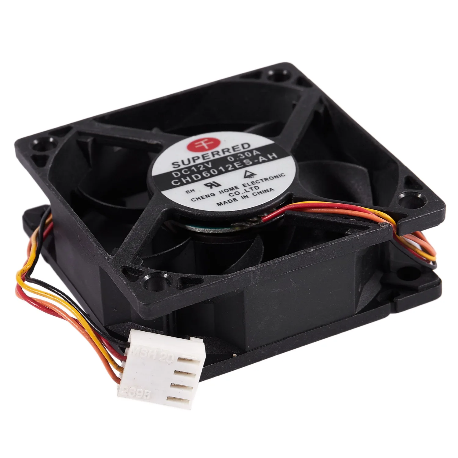 A49T DC 12V 0.3A 60mm 4 Pin Connecter PC Computer Case Fan CHD6012ES-AH