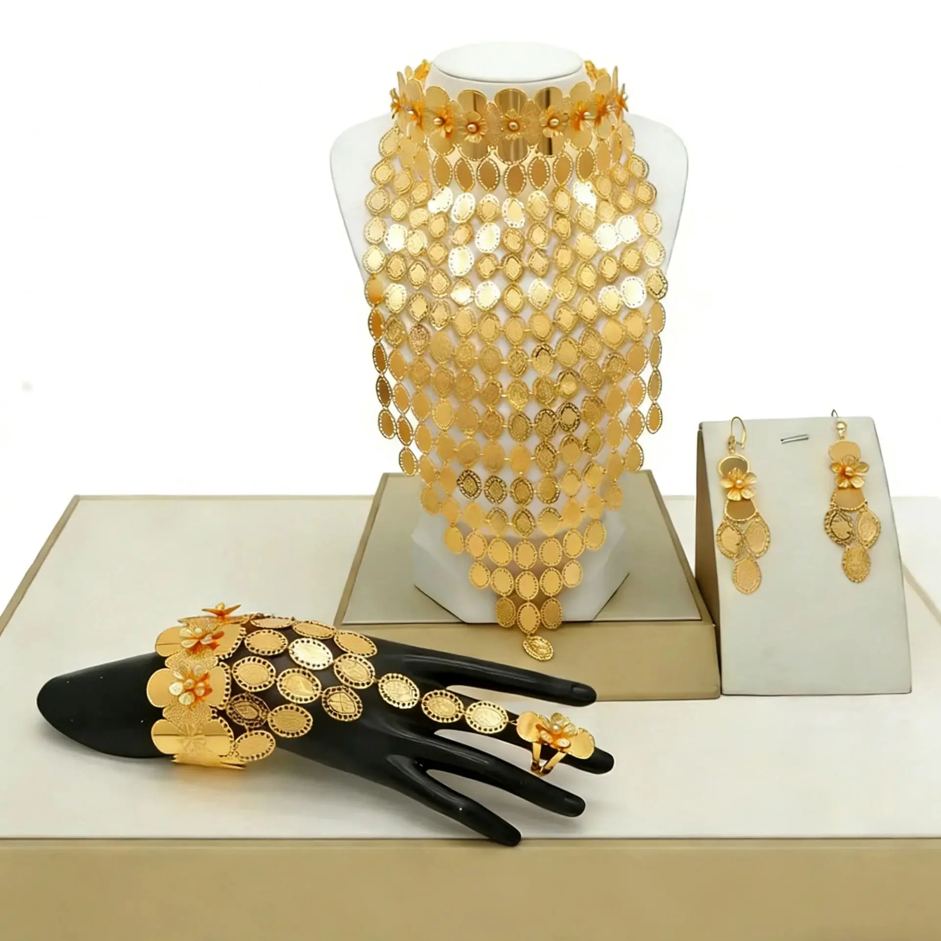 set-di-gioielli-floreali-con-frange-alla-moda-di-dubai-accessori-per-feste-africane-di-ispirazione-indiana-la-scelta-perfetta-del-regalo-di-nozze