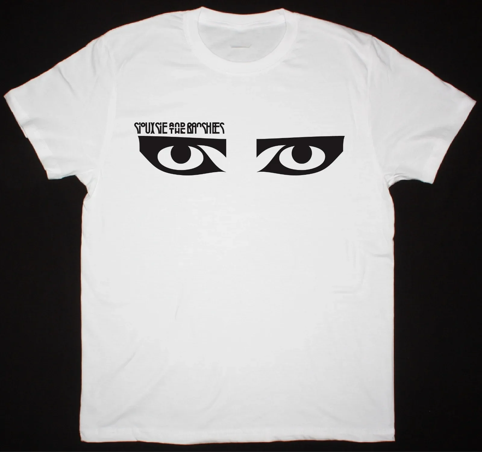 

SIOUXSIE AND THE BANSHEES EYES T-Shirt Short Sleeve Cotton White S to 5XL MD1388