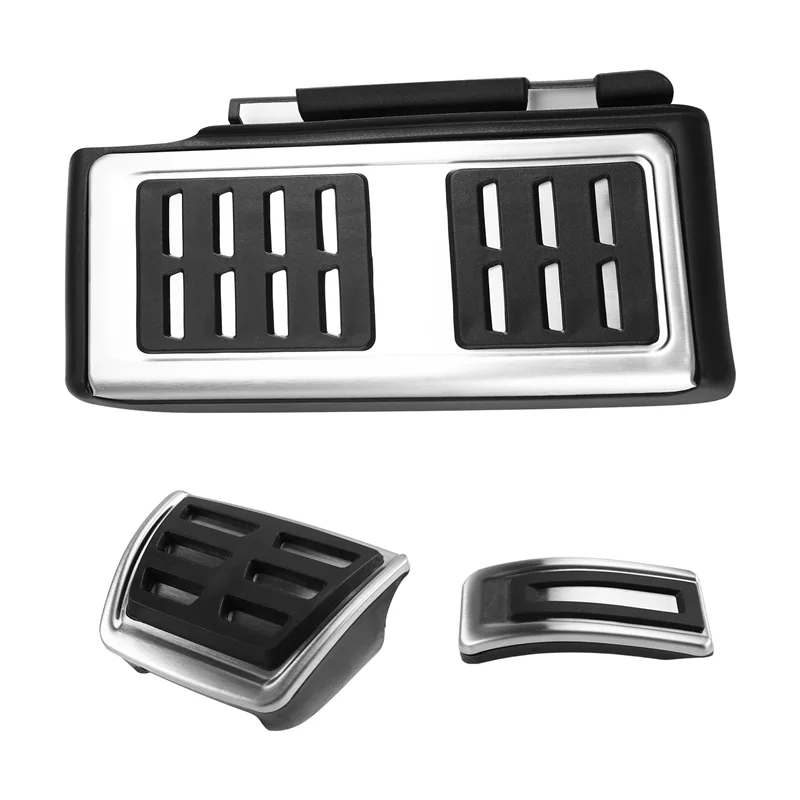 

Sporty Aesthetic Stainless Steel& Rubber Anti-Slip Brake Accelerator Pedal For Golf MK7 AT 1997-2019 LHD RHD