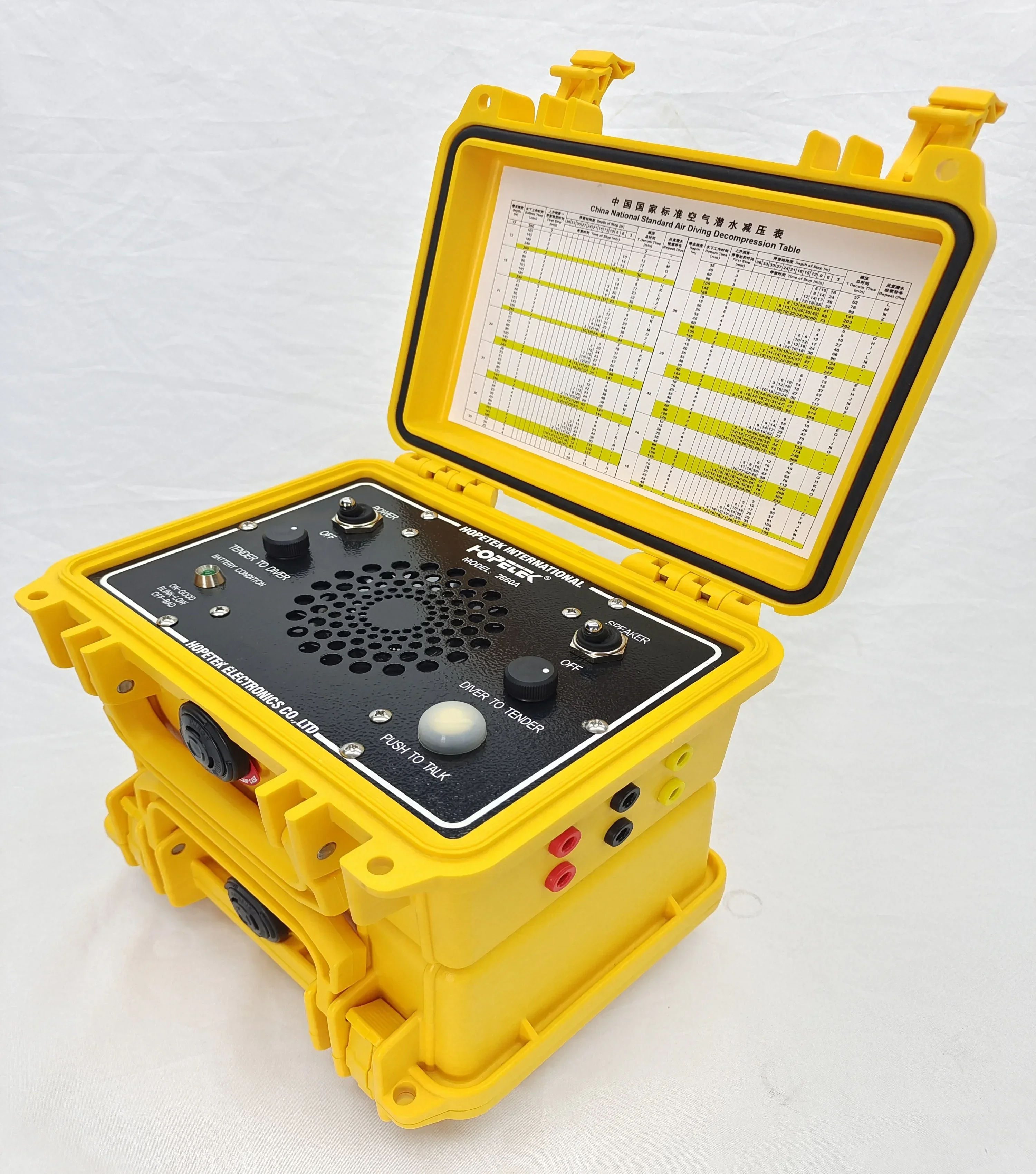 HOPETEK Factory Direct Sale Underwater Diving Communication HT-2860A One Diver Underwater Communicator Commercial Diving