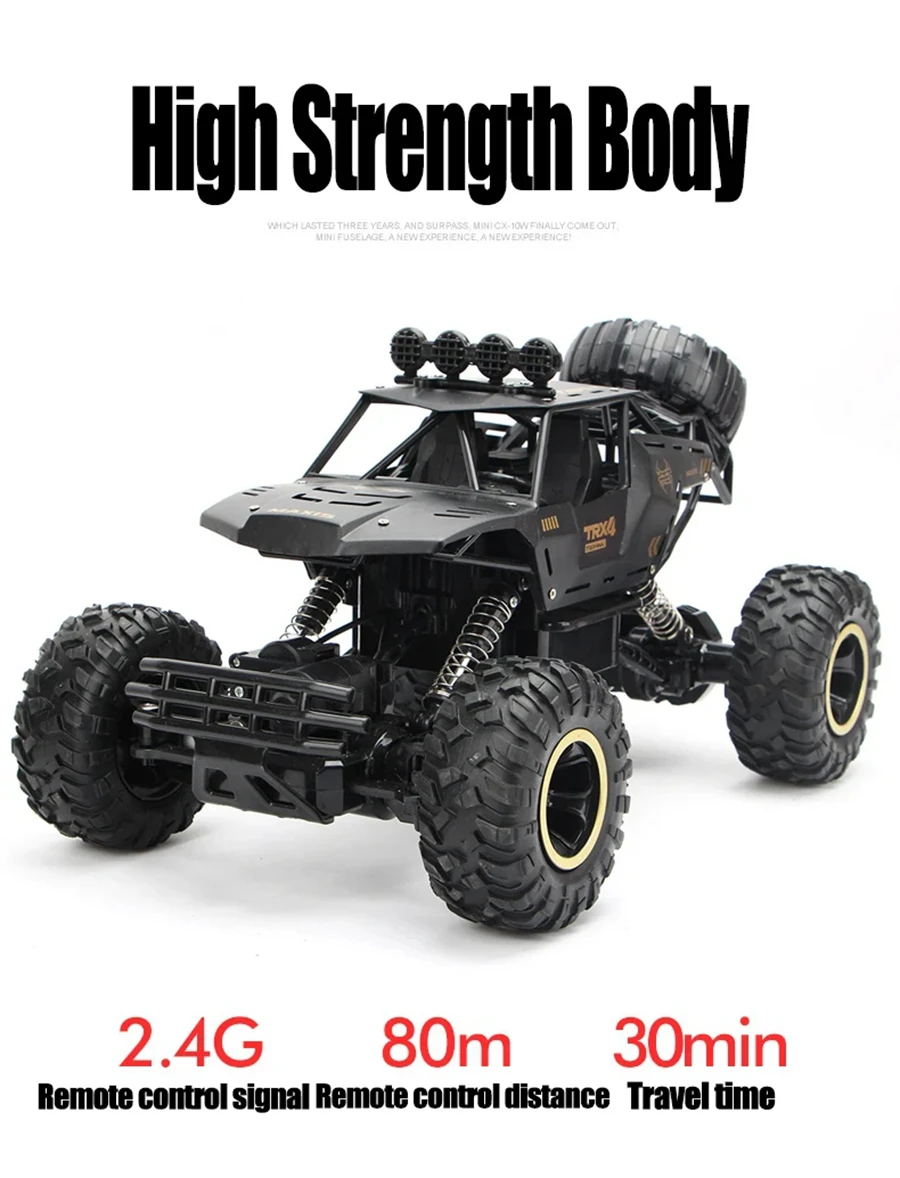 Oike 1:16 /1:12 All Terrain RC Car 30KM/H High Speed 4WD Electric Remote Control Buggy 4X4 Off-Road Truck Vehicle Model Toy Gift