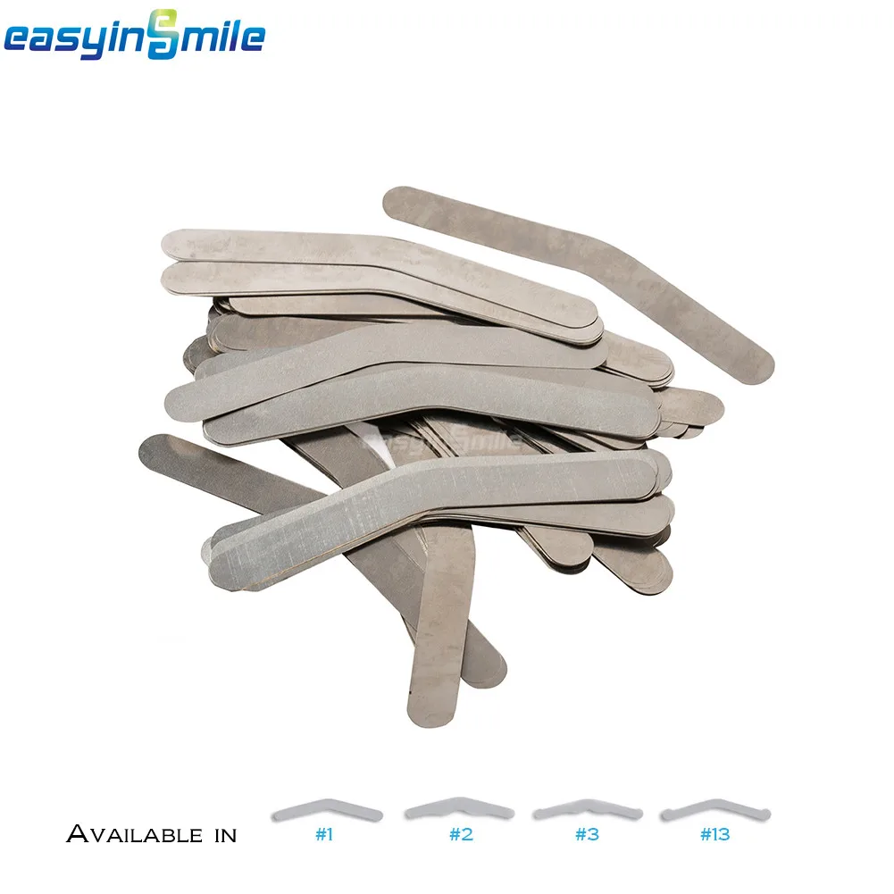 144pcs/Bag EASYINSMILE Autoclavable Dental Tofflemire Matrix Band 0.04mm Stainless Steel Universal Borad Type Flexible