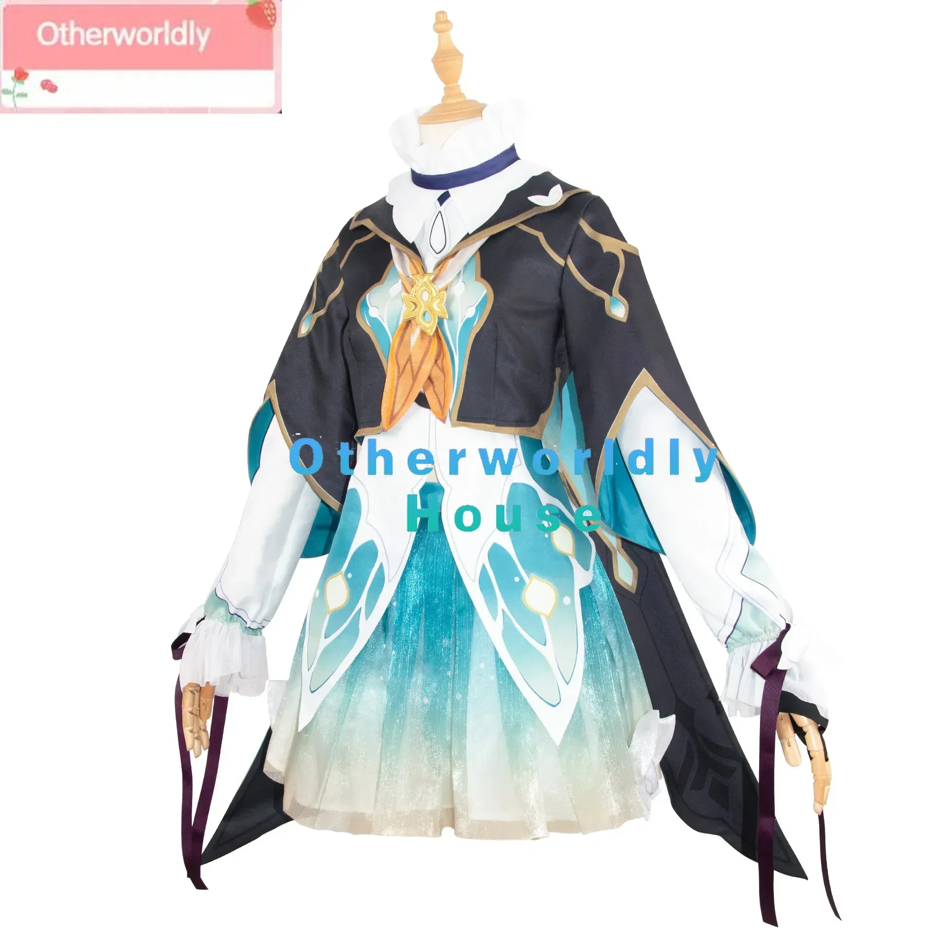 Game Honkai: Star Rail Firefly Cosplay Costume Clothes Wig Uniform Cosplay Penacony The Iris Family Halloween Party Woman Outfit