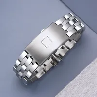 Watch Bracelet For Tissot 1853 PRC200 T17 T461 T055 T014 Men Fold Clasp Strap Watch  Stainless Steel Watch Band Chain 19mm 20mm
