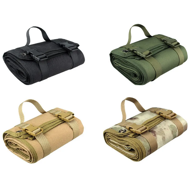 Outdoor Equipment Tactical Mat Shooting Training Polymers Double Sided Multifunction Camping Mat Waterproof Warm Camping Mat