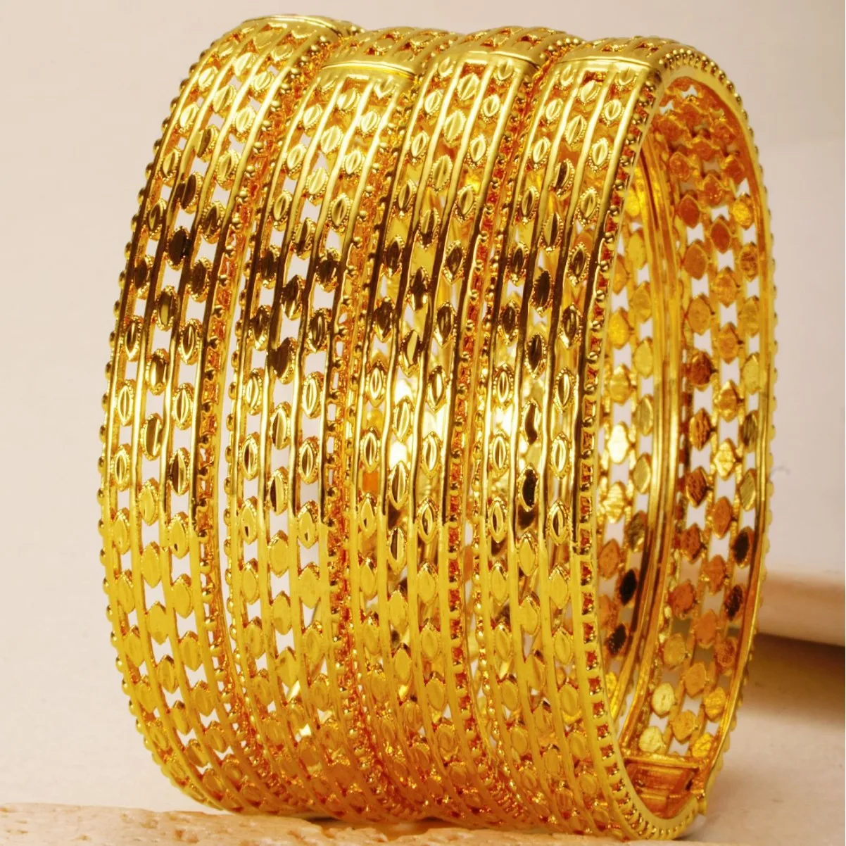 9999 gold three-dimensional engraved card clasps bracelet - non-fading, women's, Middle Eastern, Dubai-style jewelry bracelet