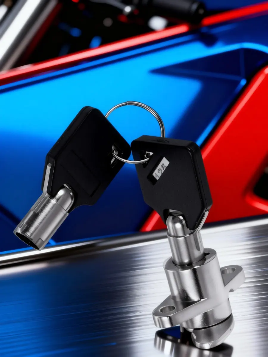 1Set Compatible Motorcycle Hard Saddlebag Lock Set Weather Resistant Advanced Lock Core Secure Fit for Touring